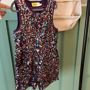 Boden Colorful Sequin Sleeveless Romper